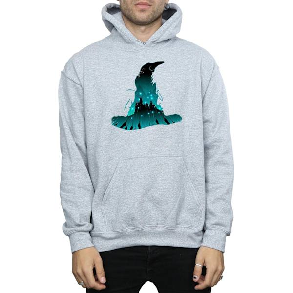 Harry Potter Herr Hogwarts Silhouette Hoodie S Sports Grey Sports Grey S