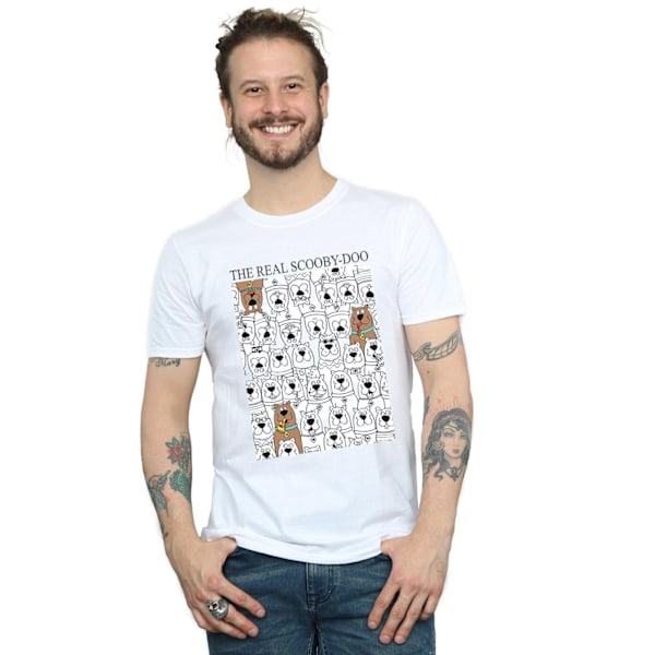 Scooby Doo Herr The Real Scooby Doo T-shirt M Vit White M