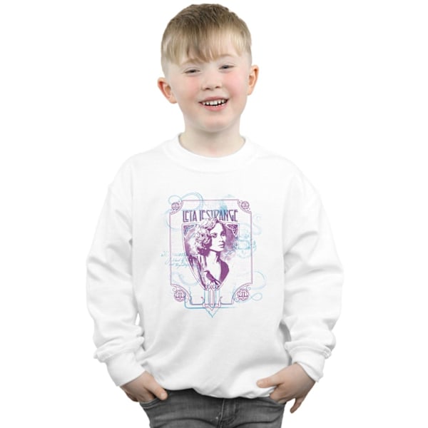 Fantastiska vidunder Boys Leta Lestrange Sweatshirt 7-8 år Vit White 7-8 Years