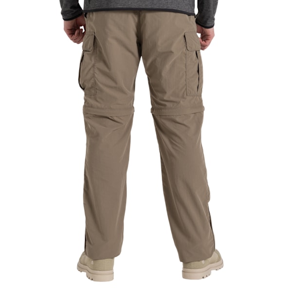 Craghoppers Herr NosiLife III Konvertibla Cargo Byxor 34R Pebble Pebble 34R