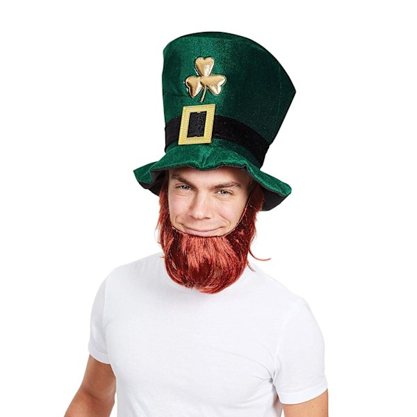 Bristol Novelty Unisex Leprechaun Fake Beard One Size Auburn Auburn One Size