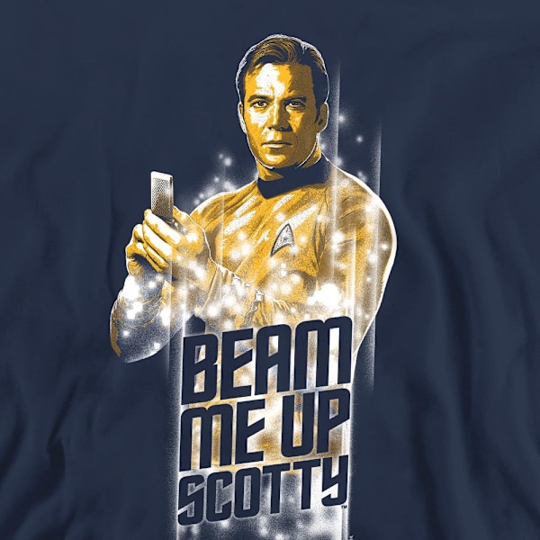 Star Trek Unisex Vuxen Beam Me Up Sweatshirt M Marinblå Navy M