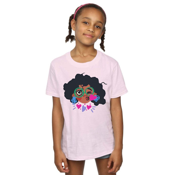 Disney Girls Encanto Mirabel Kiss Bomull T-shirt 7-8 år Baby Baby Pink 7-8 Years