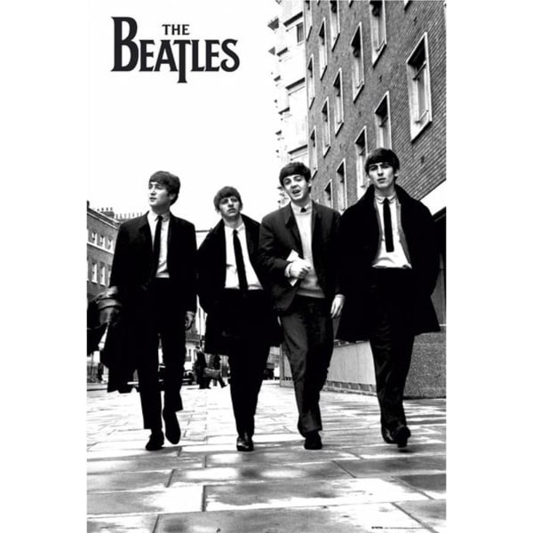 The Beatles London Affisch One Size Svart/Vit Black/White One Size