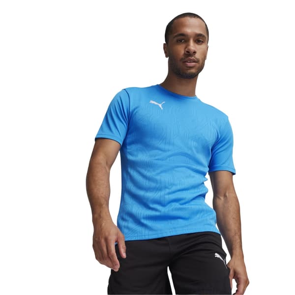 Puma Herr TeamFinal Tränings T-shirt M Blå/Silver Blue/Silver M