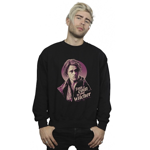 Netflix The Witcher Bard Toss A Coin Sweatshirt M Svart Black M