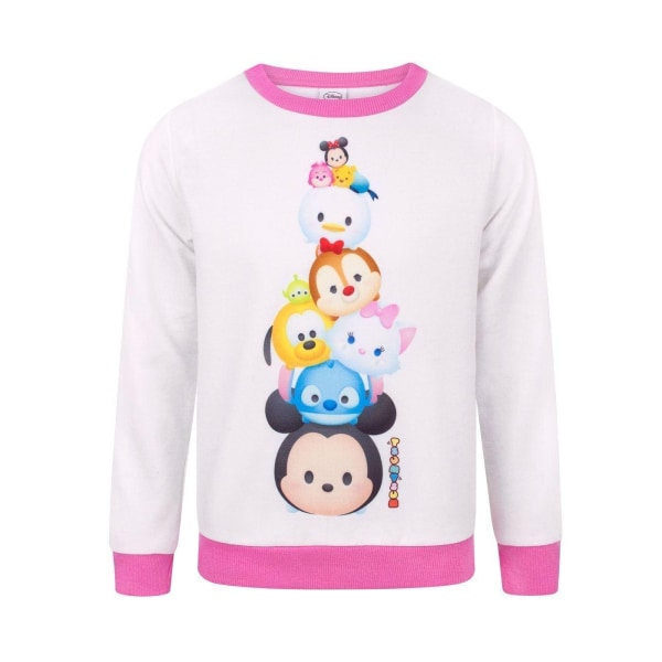 Tsum Tsum T-shirt för flickor 11-12 år Vit/Rosa White/Hot Pink 11-12 Years