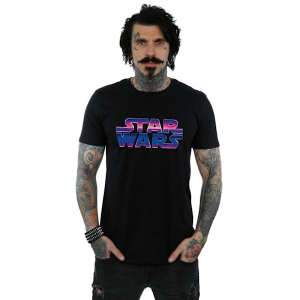 Star Wars Neon Logo T-shirt M Svart Black M