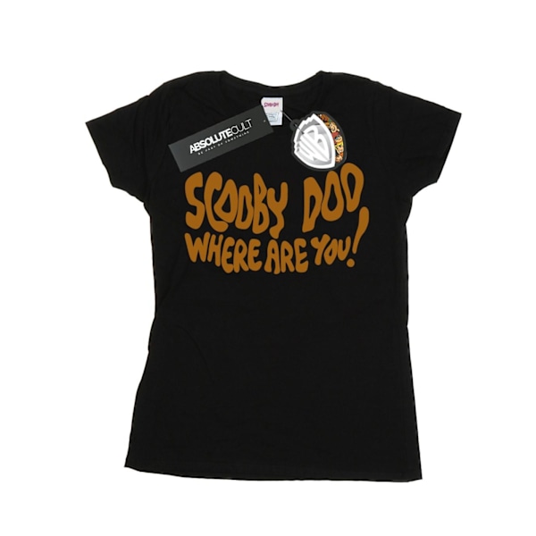 Scooby Doo Dam/Damer Var Är Du Spöklik Bomull T-shirt XL Black XL