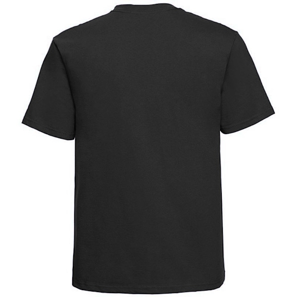 Russell Europe Classic Heavyweight Ringspun T-shirt med korta ärmar för män Black XL