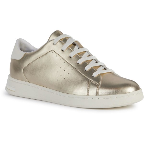 Geox Jaysen B Sneakers för damer, 7 UK, ljusguld/optikvit Light Gold/Optic White 7 UK