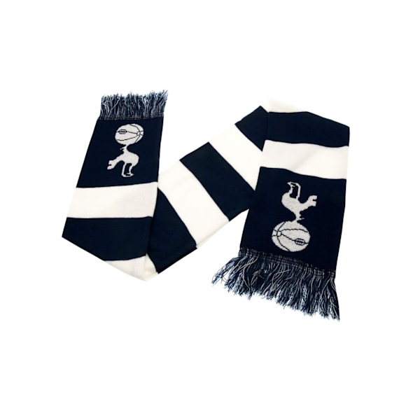 Tottenham Hotspur FC Officiell fotbolls Jacquard Bar Scarf One S Navy/White One Size