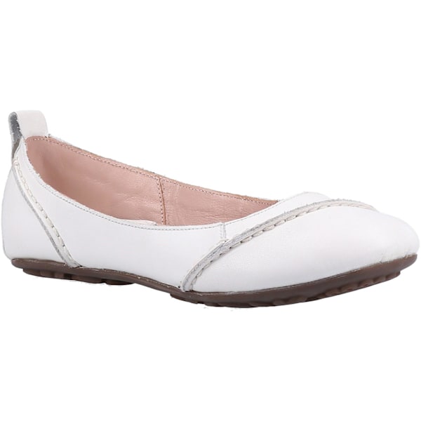 Hush Puppies Dam/Dam Janessa Mocka Slip On Pumps 8 UK Vit White 8 UK