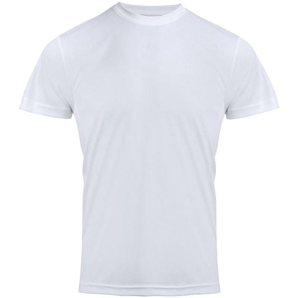 Premier Mens Chefs Coolchecker Kortärmad T-shirt XS Vit White XS