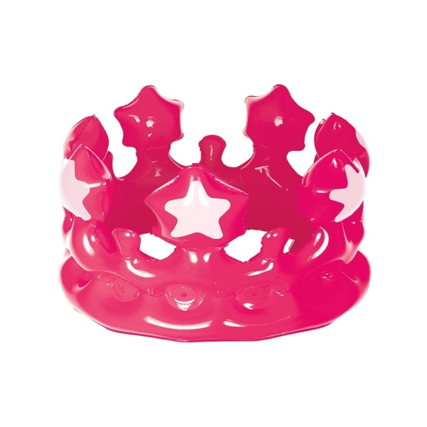 Amscan Crown Uppblåsbart festtillbehör One Size Rosa/Vit Pink/White One Size