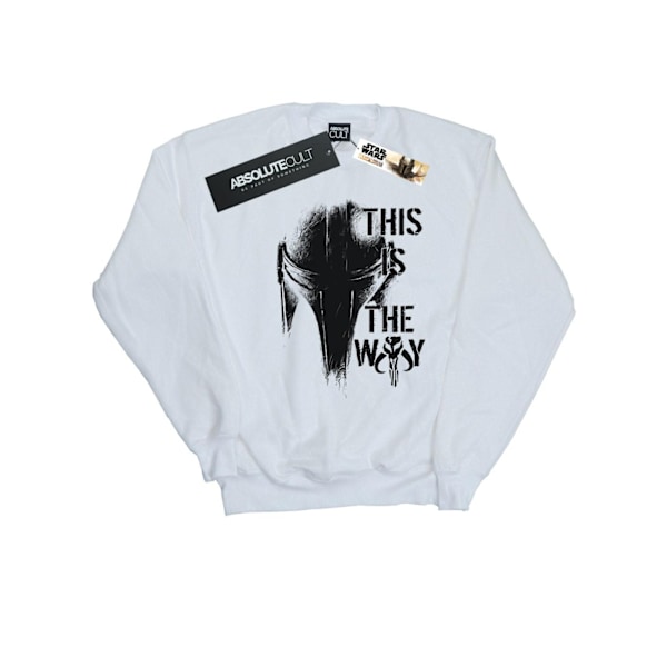 Star Wars The Mandalorian The Way Sweatshirt 4XL Vit White 4XL