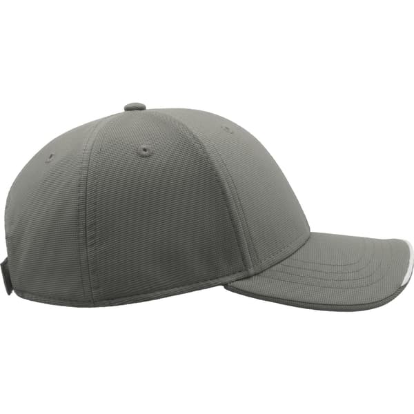Atlantis Estoril 6 Panel Jacquard Recycled Baseball Cap One Size Grey One Size