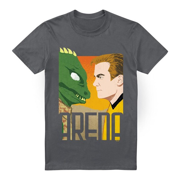Star Trek Herr Arena T-Shirt M Gråmelerad Charcoal M
