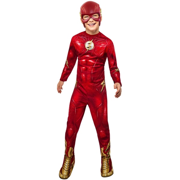 Flash Boys Printed Costume M Röd/Guld Red/Gold M
