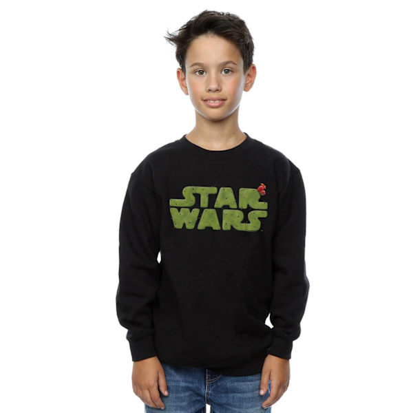 Star Wars Pojkar Kaktus Logotyp Sweatshirt 9-11 År Svart Black 9-11 Years