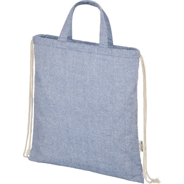Pheebs Polycotton Dragsnöre Väska En Storlek Heather Blå Heather Blue One Size