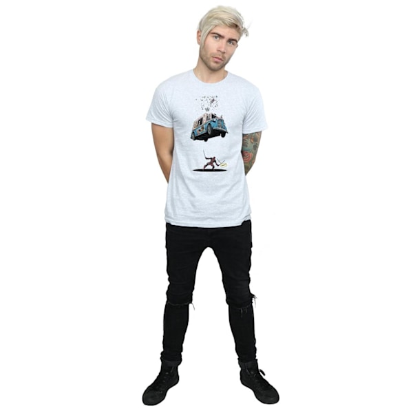 Marvel Deadpool Glass T-shirt XXL Sports Grey Sports Grey XXL