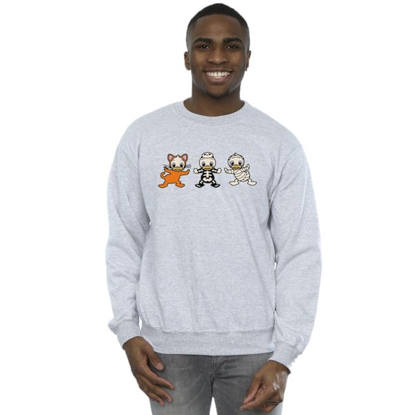 Disney Herr Duck Tales Halloween Kostymer Sweatshirt L Sports G Sports Grey L