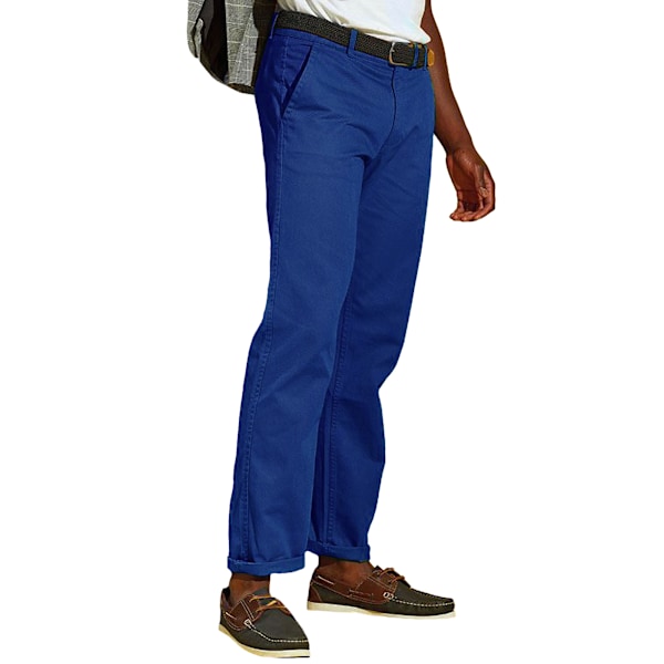 Asquith & Fox Herr Classic Casual Chinos/Byxor XLT Royal Royal XLT