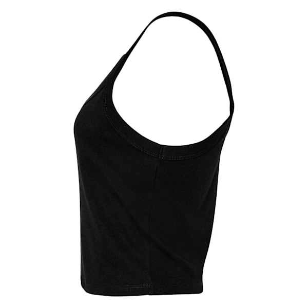 Bella + Canvas Dam Micro-Rib Strappy Linne M Enfärgad Solid Black M