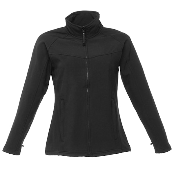 Regatta Uproar Softshell vindavvisande jacka för damer 10 svart/ Black/Black 10