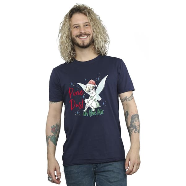 Disney Herr T-shirt Tingeling Pixie Dust 4XL Marinblå Navy Blue 4XL