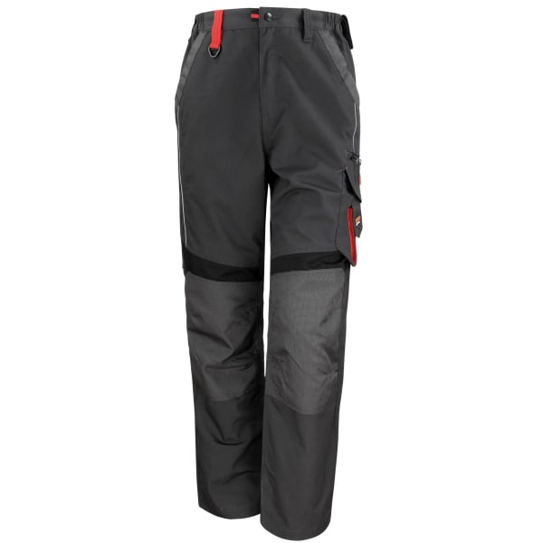 WORK-GUARD by Result Unisex Vuxen Tekniska Arbetsbyxor XS Grå Grey/Black XS