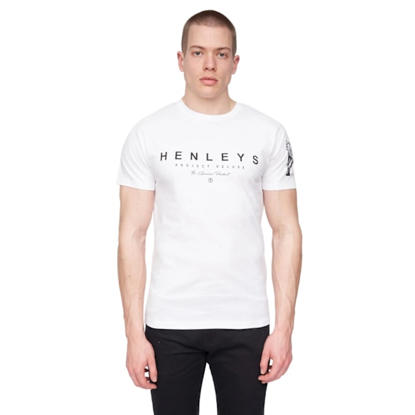 Henleys Herr Kilhen Logotyp T-shirt XL Vit White XL