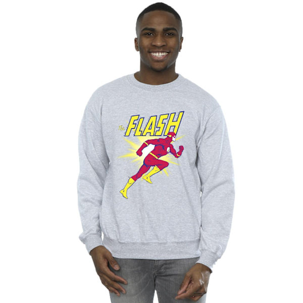 DC Comics Herr The Flash Löpartröja XXL Sports Grey Sports Grey XXL