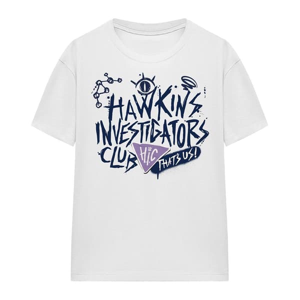 Stranger Things: Tales from ´85 Dam/Dam Hic Scribble T-shirt White S