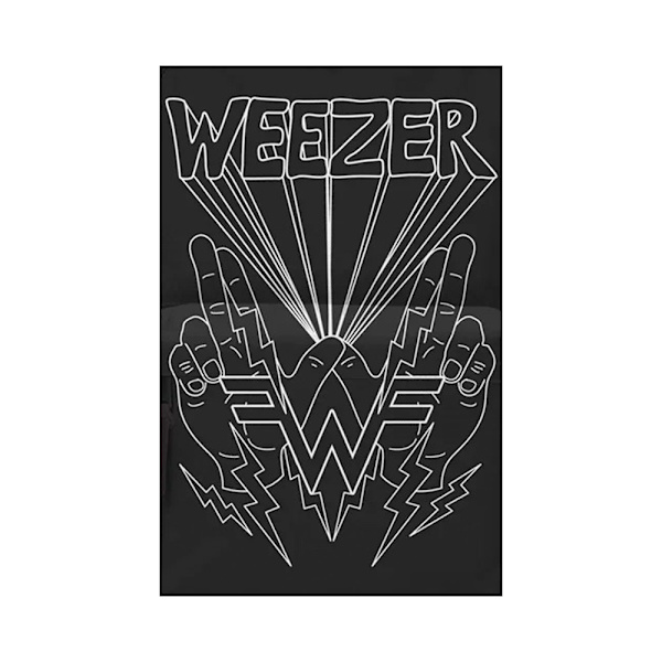 RockSax Weezer Ryggsäck One Size Svart/Vit Black/White One Size