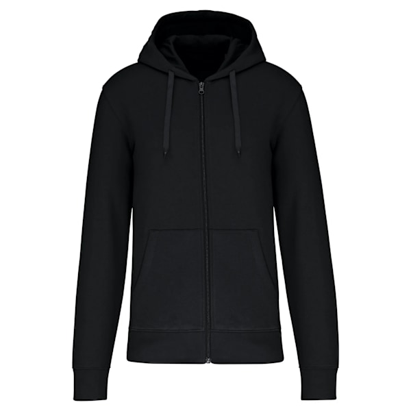 Kariban Eco-vänlig Full Zip Hoodie för Herr S Svart Black S