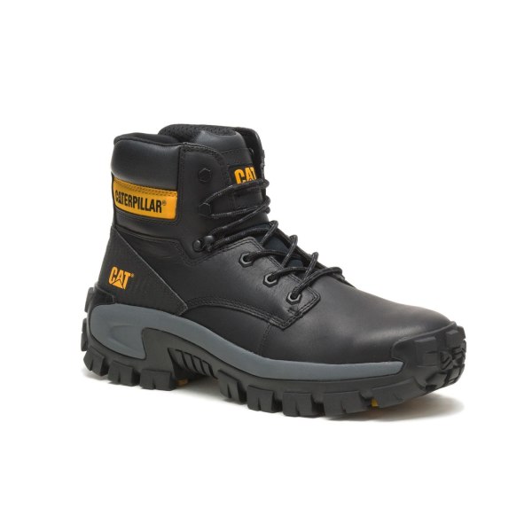 Caterpillar Mens Invader Safety Boots 6 UK Svart/Gul Black/Yellow 6 UK