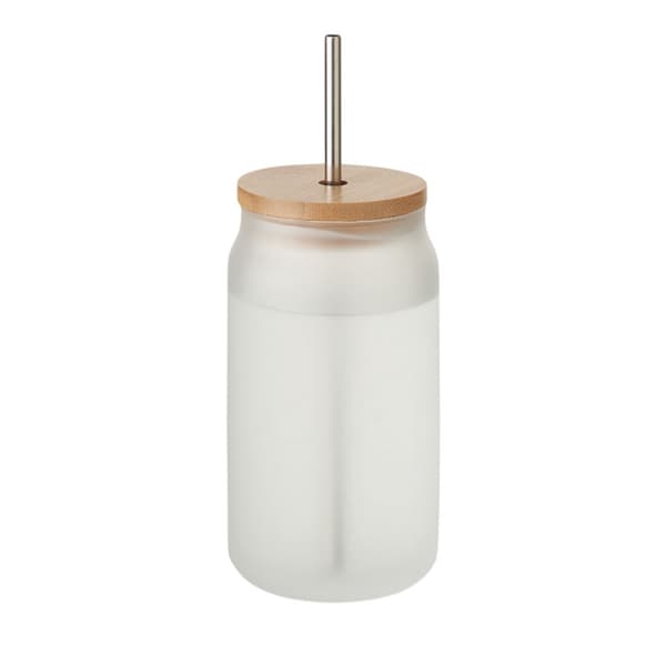 MidOcean Jarblim Sublimering 400ml Mason Jar One Size Transparent Transparent White One Size