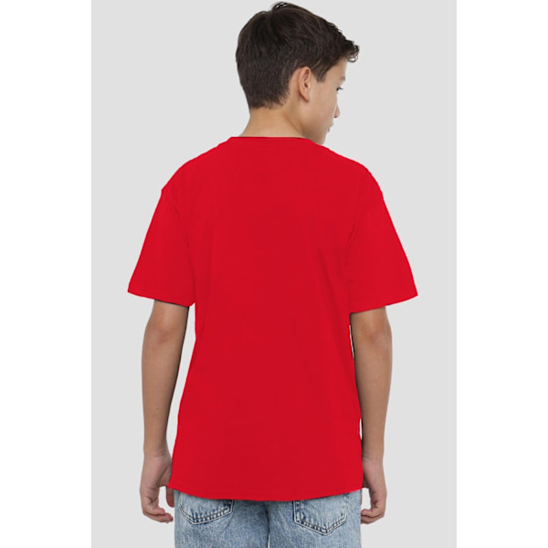 Insidan Ut 2 Barn/Kids Arg T-Shirt 3-4 År Röd Red 3-4 Years