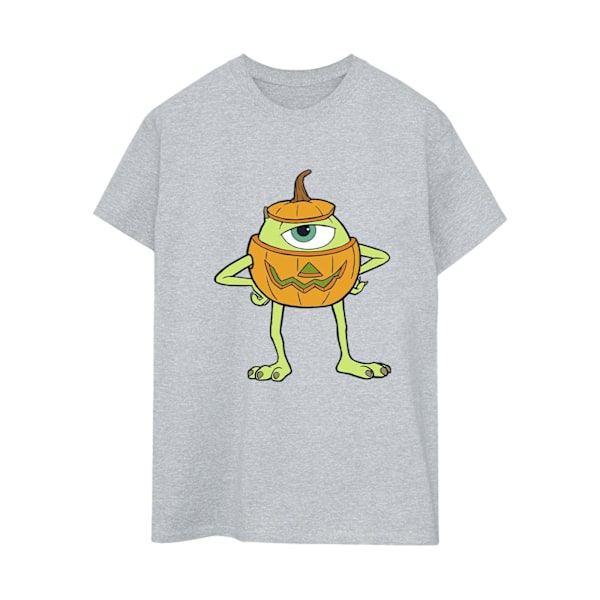 Monsters Inc Dam/Kvinnor Mike Pumpa Boyfriend Halloween T-shirt S Sports Grey 3XL
