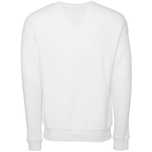 Bella + Canvas Unisex Drop Shoulder Sweatshirt L DTG Vit DTG White L