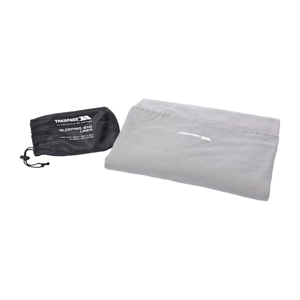 Trespass Vuxen Slumber Sovsäck Liner One Size Grå Grey One Size