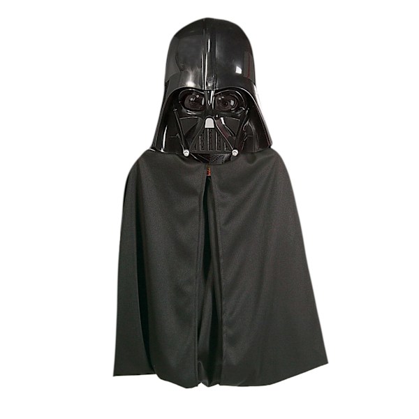 Star Wars Barn/Barn Darth Vader Mask & Cape Set En Storlek B Black One Size