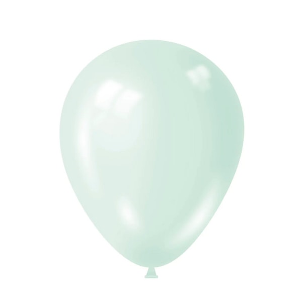 Globos latexballonger (förpackning med 100) Mintmakron i en one size Mint Macaroon One Size