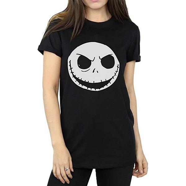 Nightmare Before Christmas Dam/Damer Jack Skellington Ansikte Black S