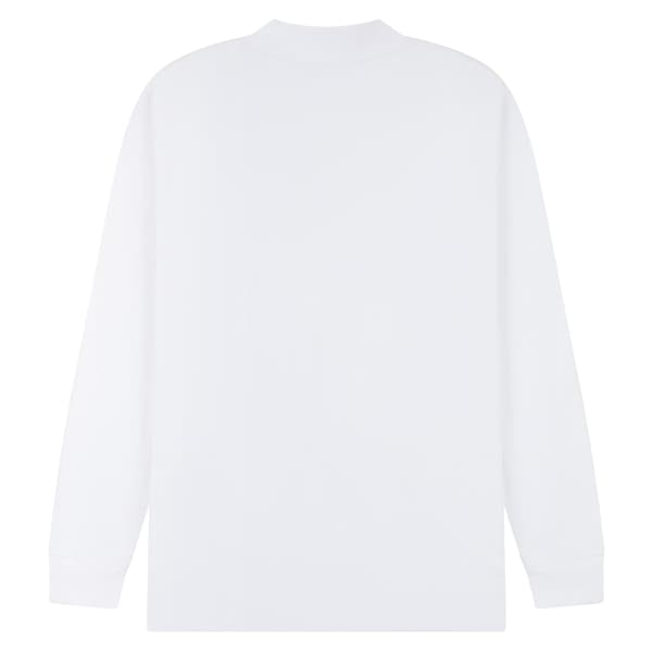 Casual Classics Unisex Vuxen Förlängd Halsringning Lång Oversized L White L