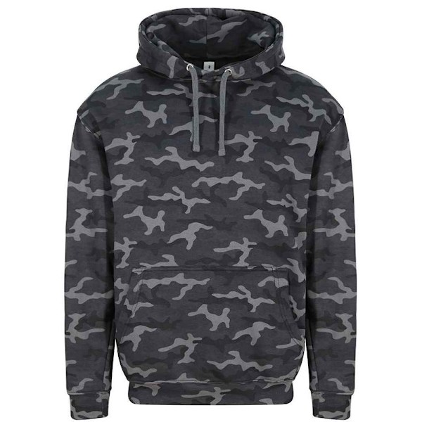 Awdis Herr Camouflage Hoodie XL Svart Black XL