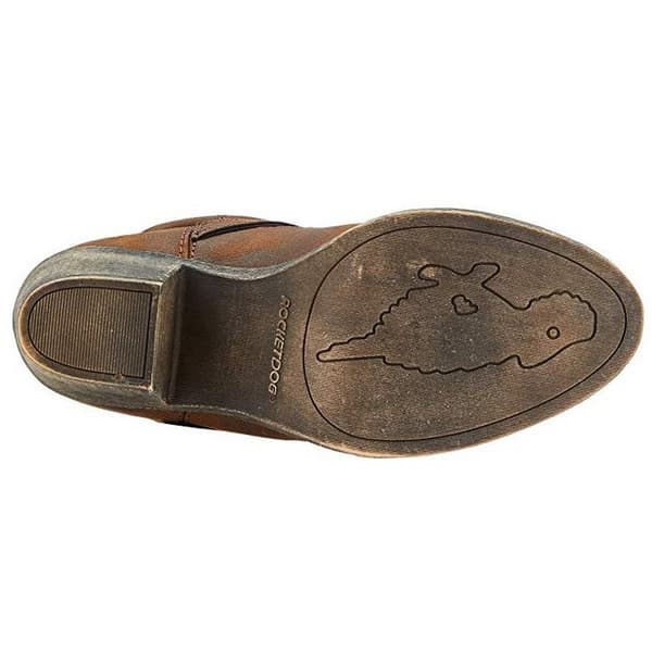 Rocket Dog Dam/Dam Sidestep Mid-Calf Western Boot 4 UK Br Brown 4 UK