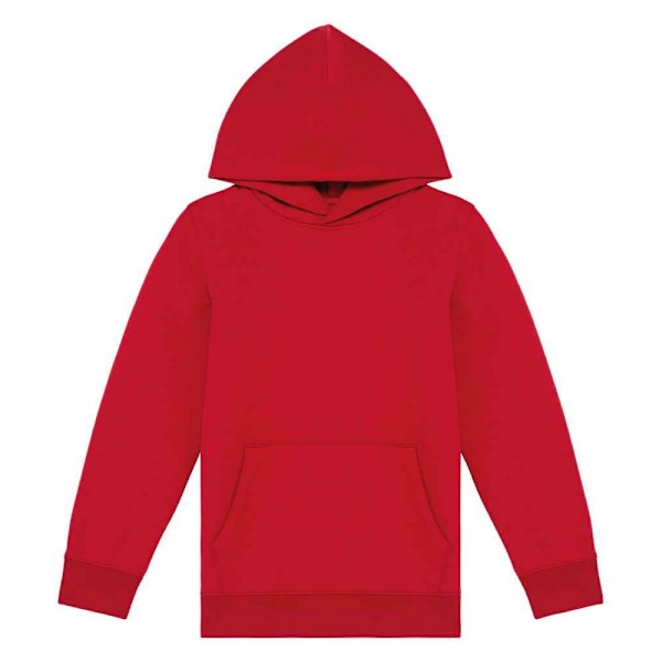 Native Spirit Barn/Barn Hoodie 6-8 År Hibiscus Röd Hibiscus Red 6-8 Years